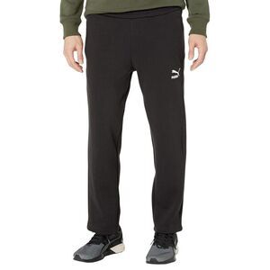 Puma T7 Track Pants Men XL Black Drawstring Waist Regular Fit Performance ERK210